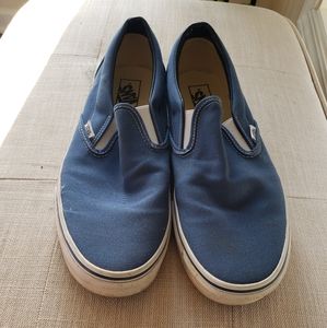 Blue Slip on Vans size 11.5